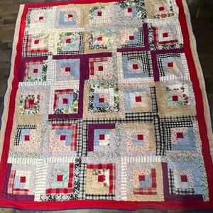 A.P. C Semiologie by Anthropologie - Nieve Log Cabin Quilt